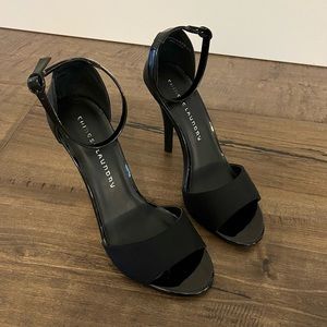 Chinese Laundry Black Open Toe Heel
